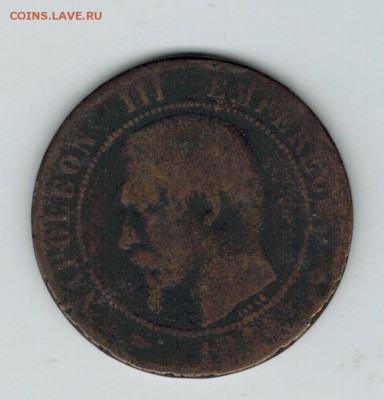 Франция 10 сантим 18?? до 13.01.2015   22-00 - 1 14