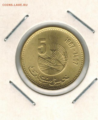 Марокко 5 сантим 1987 до 13.01.2015   22-00 - 1 5