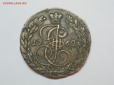 Две монеты 5 копеек 1769, 1771 ЕМ - 1769-1.JPG