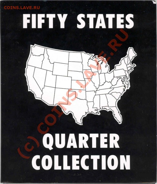 квотеры США в альбомах дешево - quarters2