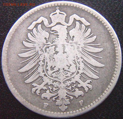 Германия_серебряная марка 1874(F); до 11.01_22.06мск - 9163