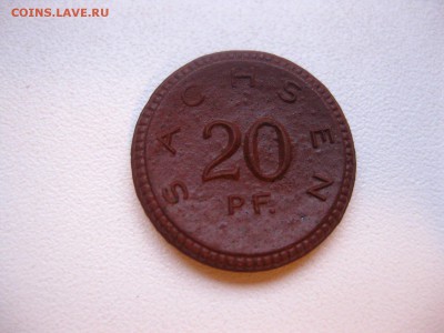 САКСОНИЯ,20 пфеннигов 1921г(керамика)!до 12.01.2015 - IMG_1106.JPG