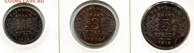 1,3,5 руб. 1918год Армавир (копия) до 16.01 в 22-00 - 1008
