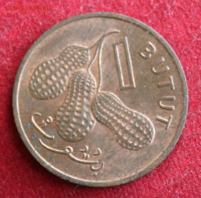 С 1 руб.ГАМБИЯ 1 бутут 1971г. АРАХИС  до 18.01.15г.в 22-00 - IMG_3220.JPG