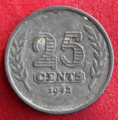 НИДЕРЛАНДЫ 25с 1942г. ОККУПАЦИЯ цинк КОРАБЛЬ  до 18.01.в 22 - IMG_3194.JPG