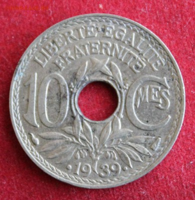 С 1 руб.ФРАНЦИЯ 10с 1939г.С ДЫРОЧКОЙ до 18.01.15г.в 22-00 - IMG_3173.JPG