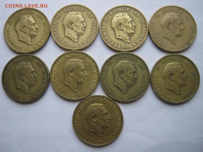 ДАНИЯ 20 монет 1942-1979 (1, 2, 10 крон) РАЗНЫЕ годы.18.01. - 006.JPG