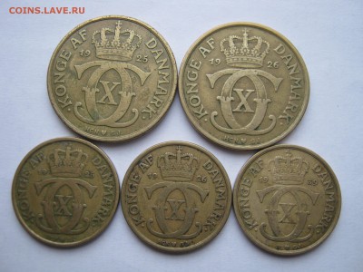 ДАНИЯ 5 монет 1925-1939 (1, 2 кроны) РАЗНЫЕ годы. 18.01. - 017.JPG