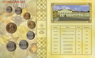Список наборов разменных монет РФ - 2009-set-spmd-2