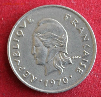 С 1 руб. ФР.Н.КАЛЕДОНИЯ 10 франков 1970 ЛОДКА до 19.01.15г. - IMG_3165.JPG