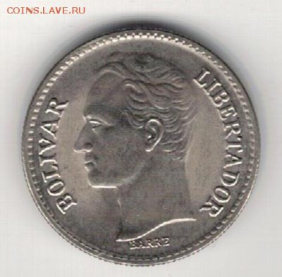Венесуэла 25 сентимо 1978 до 19.01.15 в 22.00мск (А634) - 4-вен25с78