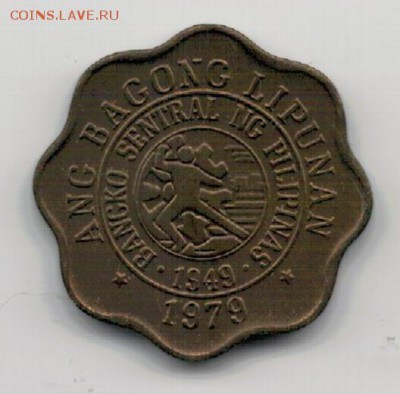 Филиппины 5 сентимо 1979 до 19.01.15 в 22.00мск (А623) - 4-ф-см5-79