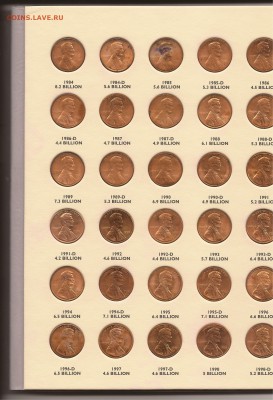 АЛЬБОМ ЦЕНТОВ США. 1959-1998. Предпродажная оценка. - Scan.США.Альбом-2