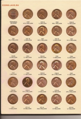 АЛЬБОМ ЦЕНТОВ США. 1959-1998. Предпродажная оценка. - Scan.США.Альбом-4