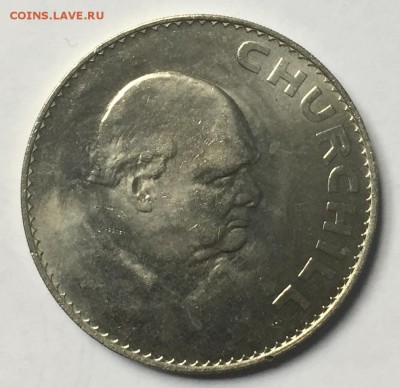 Великобритания 1 крона 1965 Черчилль aUNC 16.01 22.00.59 - IMG_2024.JPG