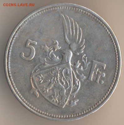 Люксембург 5 и 10 франков 1929 г. Оценка. - 13