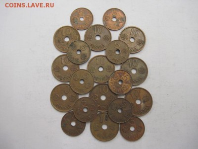5 и 10 пенни 1941-43 Финляндия 20 шт. до 20.01.15 - IMG_1026.JPG