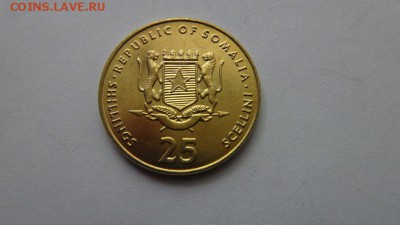 СОМАЛИ 25 шиллингов aUNC футболист до 21.01.15  22.00 мск. - 38