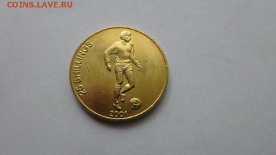 СОМАЛИ 25 шиллингов aUNC футболист до 21.01.15  22.00 мск. - 37