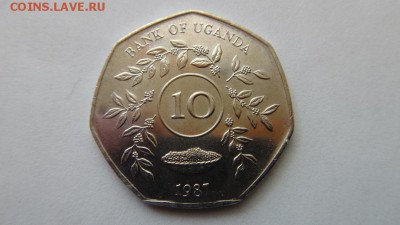 УГАНДА 10 шиллингов aUNC до 21.01.15 22.00 мск. - 83