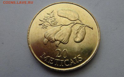 МОЗАМБИК 20 метикал до  21.01.15  22.00 мск. - 97