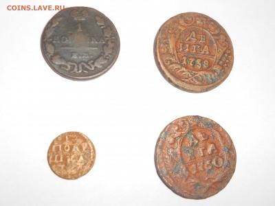 На оценку: Полушка, 1 коп.1829, деньга 1738, 1750 - DSCN9206.JPG