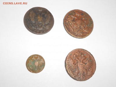 На оценку: Полушка, 1 коп.1829, деньга 1738, 1750 - DSCN9207.JPG