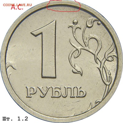 1 рубль 1997 ммд шт.1.12Б по Ю.К. до 22.01.15 - 1r_1_2