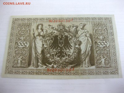 ГЕРМАНИЯ,1000 марок 1910г(красная печать)!до 18.01.2015 - IMG_1207.JPG