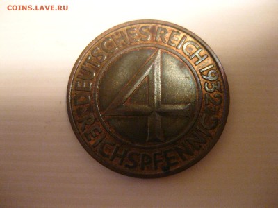 ВЕЙМАР,4 пфеннига 1932А(хорошая)!до 18.01.2015 - IMG_1253.JPG