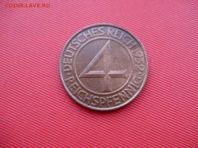 Веймар. 4 пфеннига 1932 D на оценку. - P1140187.JPG