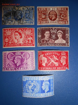 Марки ВЕЛИКОБРИТАНИИ и колоний, 1930-50 гг, до 23.01.2015 - DSCN5254.JPG