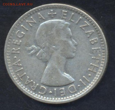 Австралия шиллинг 1954 г. До 20.01.15 г. 21-00 МСК. - Автралия шиллинг 1954 1