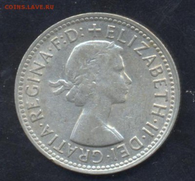 Австралия шиллинг 1959 г. До 20.01.15 г. 21-00 МСК. - Автралия шиллинг 1959 1