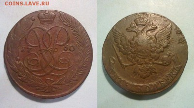 ПЯТАКИ с 1758 по 1762 ПОГОДОВКА !! до 19.01.2015 в 22:00 - 170120156916