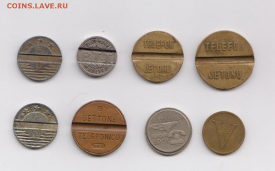 Телефонные жетоны, помощь в оценке - 001
