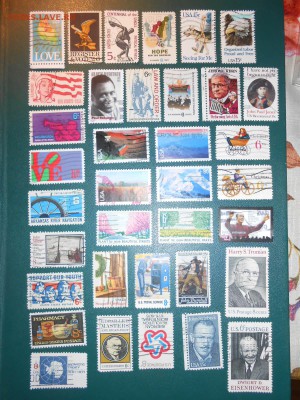 Марки США, большой лот, 121 шт без повторов, до 24.01.2015 - DSCN5300.JPG