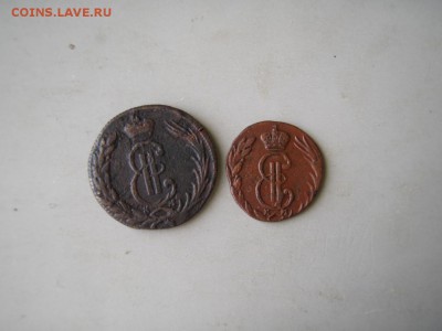 Сибирь 1 коп 1772 и денга 1772 годы - P1011969.JPG