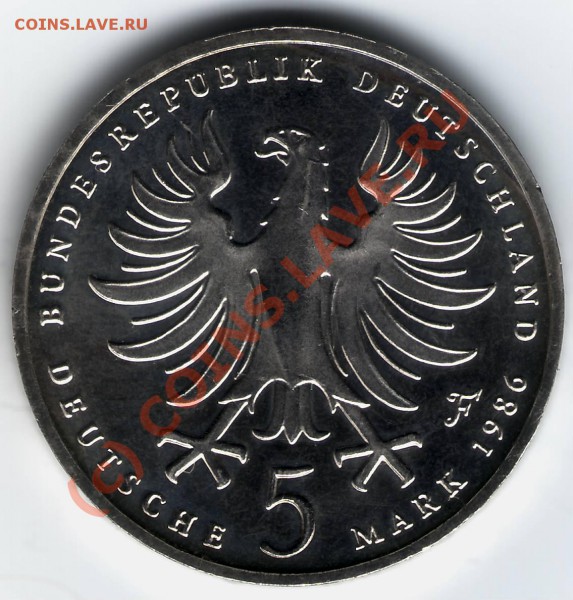 ФРГ 5 марок Фридрих Великий до 22.05.  22-00 мск - Германия Б.JPG