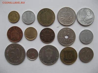 15 монет мира до 22.00 24.01.15 - 3