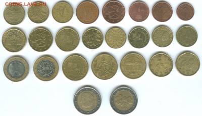 Монеты Евросоюза, старт ниже номинала до 24.01.2015 - euro-2