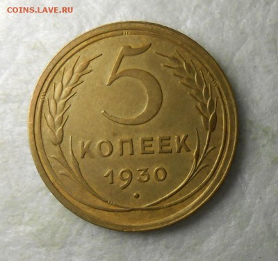 5 копеек 1930 год Красивая - DSCN8108_cr