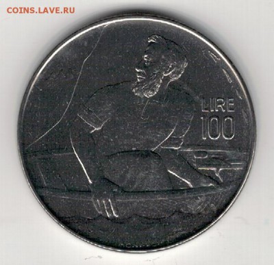САН-МАРИНО 100 ЛИР 1972 СВ.МАРИН ДО 22.01.15 В 22Ч (А669) - 4-см100л72а