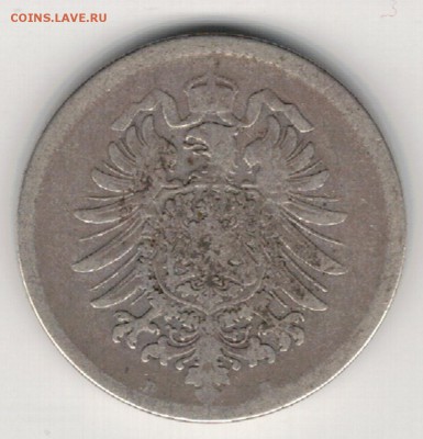 Ag ГЕРМАНИЯ МАРКА 1875D ДО 22.01 В 22.00МСК (А625) - 5-г1д
