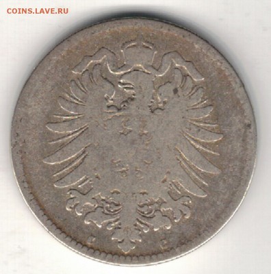 Ag ГЕРМАНИЯ МАРКА 1875С ДО 22.01 В 22.00МСК (А625) - 5-г1с