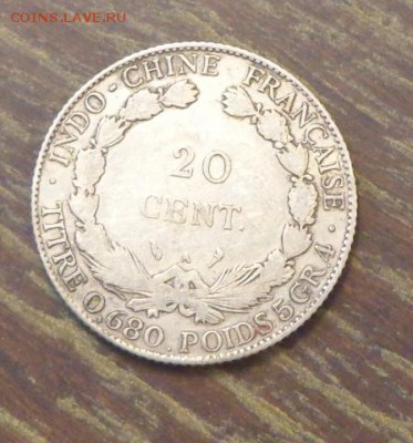 ФР. ИНДОКИТАЙ - 20с. 1922 неплохая с 200 руб. 25.01, 22.00 - Фр.Индокитай 20ц 1922