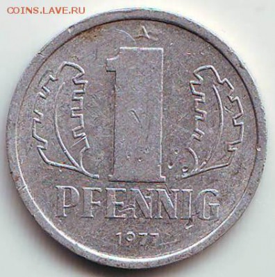 ГДР: 1 пфенниг 1977(A) до 23.01.2015 в 21.00 мск - IMAGE0025.JPG