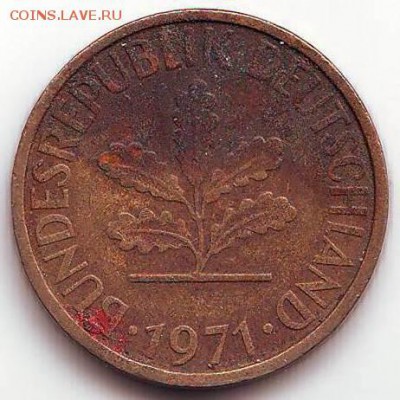 ФРГ: 5 пфеннигов 1971 (F) до 23.01.2015 в 21.00 мск - IMAGE0041.JPG
