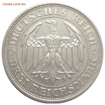3 рейхсмарки, Германия, 1929, Веймар, 1000 лет Мейссена - IMG_8436.JPG
