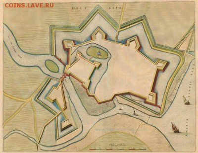 Монеты с Корабликами - Delfzijl_1649_Blaeu